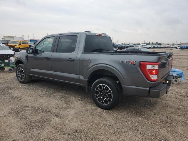 FORD F150 SUPER 2022 gray  gas 1FTEW1CP6NFC05300 photo #3