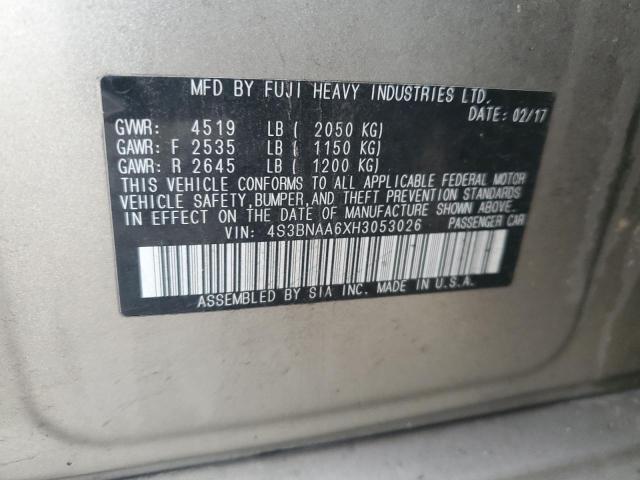 2017 SUBARU LEGACY - 4S3BNAA6XH3053026