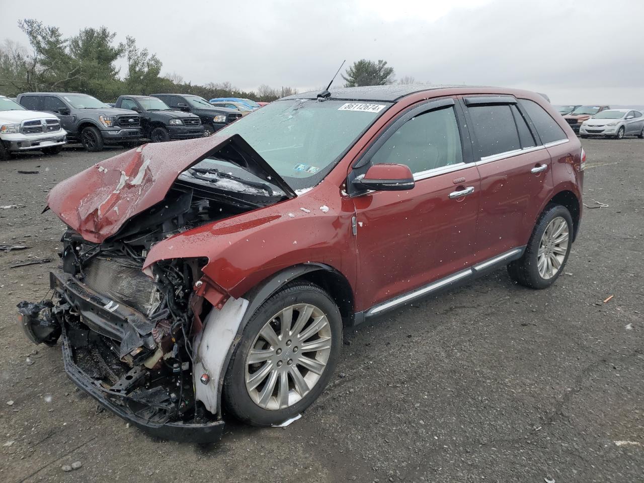 Lot #3050507119 2014 LINCOLN MKX