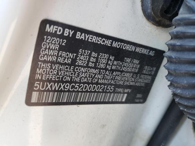 VIN 5UXWX9C52D0D02155 2013 BMW X3 no.13