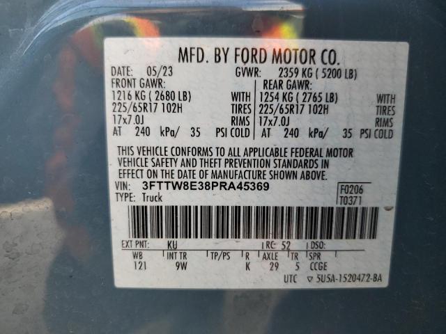 2023 FORD MAVERICK X - 3FTTW8E38PRA45369