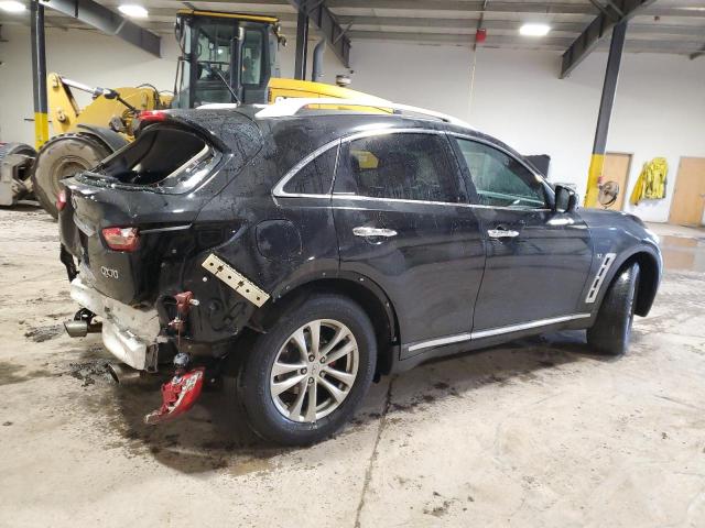 INFINITI QX70 2015 black  gas JN8CS1MW4FM482070 photo #4