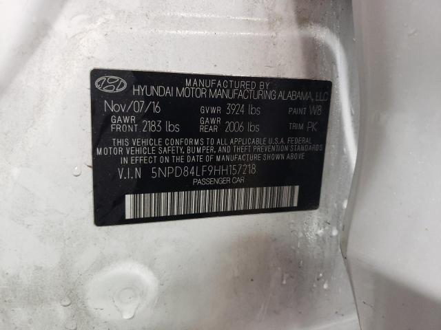 2017 HYUNDAI ELANTRA SE - 5NPD84LF9HH157218