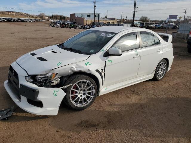 MITSUBISHI LANCER EVO 2013 white  gas JA32W8FV4DU018104 photo #1