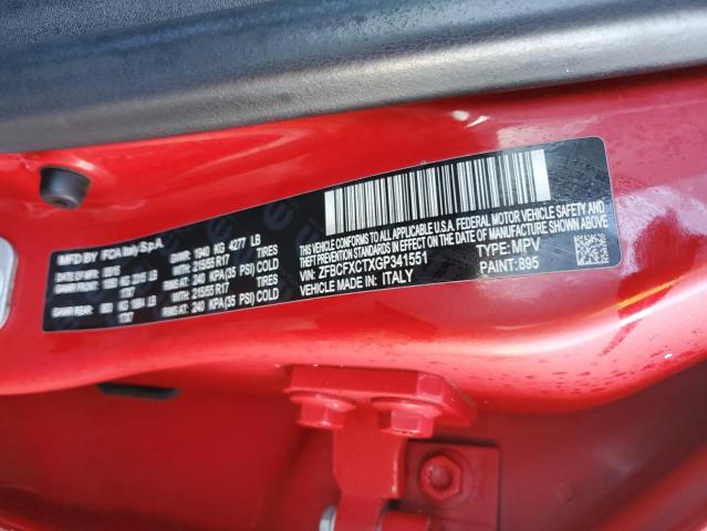 2016 FIAT 500X TREKK ZFBCFXCTXGP341551