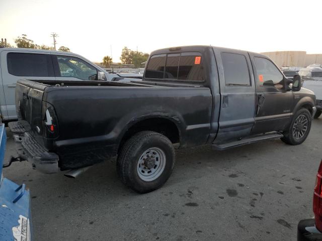 FORD F250 SUPER 2003 black crew pic diesel 1FTNW20F03EA23645 photo #4