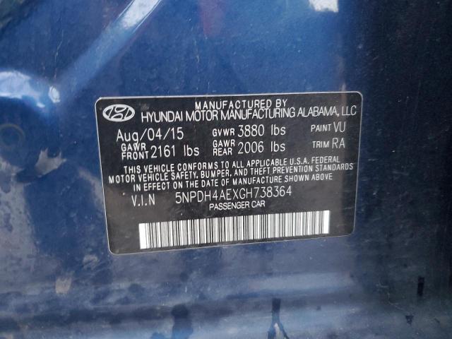 2016 HYUNDAI ELANTRA SE - 5NPDH4AEXGH738364