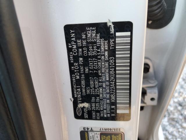 2019 HYUNDAI TUCSON SE KM8J23A42KU841083