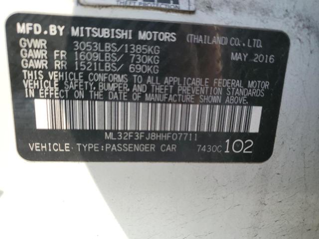 2017 MITSUBISHI MIRAGE G4 - ML32F3FJ8HHF07711