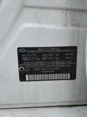 2015 HYUNDAI SONATA SE - 5NPE24AF2FH167918