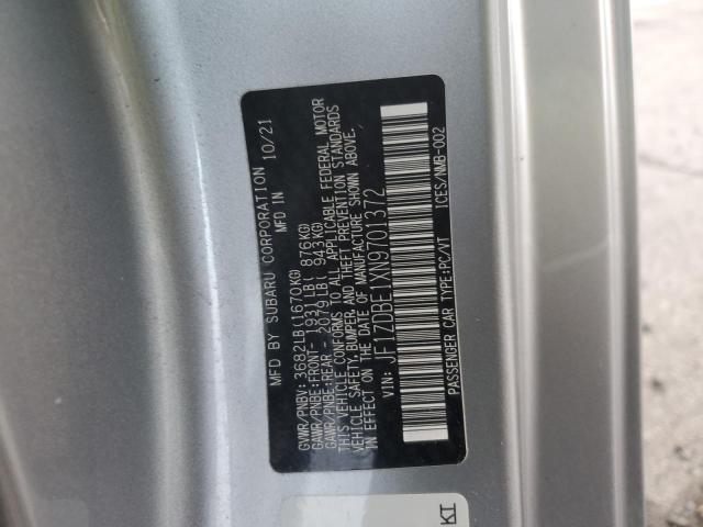 2022 SUBARU BRZ LIMITE JF1ZDBE1XN9701372