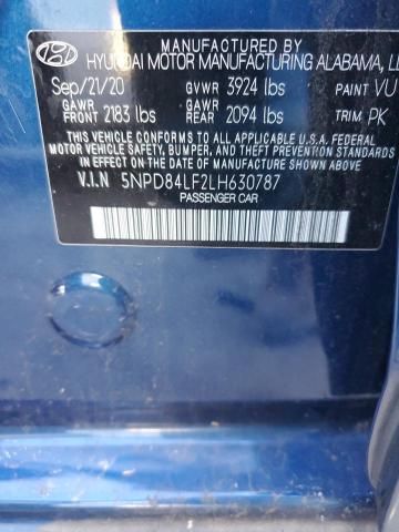 2020 HYUNDAI ELANTRA SE - 5NPD84LF2LH630787