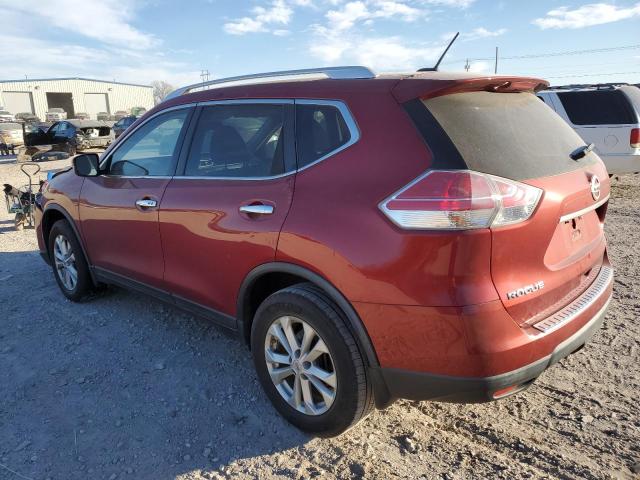 NISSAN ROGUE 2016 burgundy  gas KNMAT2MT1GP634429 photo #3