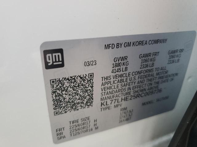 2024 CHEVROLET TRAX 1LT - KL77LHE25RC009736