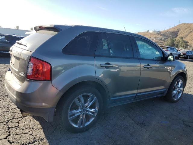 FORD EDGE SEL 2013 gray  gas 2FMDK3J90DBA10859 photo #4