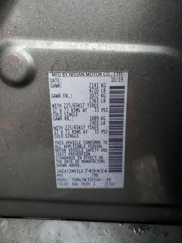 2020 NISSAN ROGUE S - 5N1AT2MV1LC749434