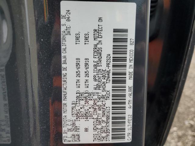 VIN 3TMKB5FN7RM001613 2024 TOYOTA TACOMA no.13