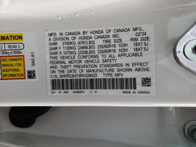 2024 HONDA CR-V EXL - 2HKRS3H73RH328422