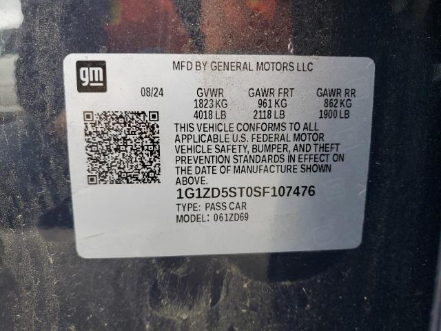 2025 CHEVROLET MALIBU LT - 1G1ZD5ST0SF107476