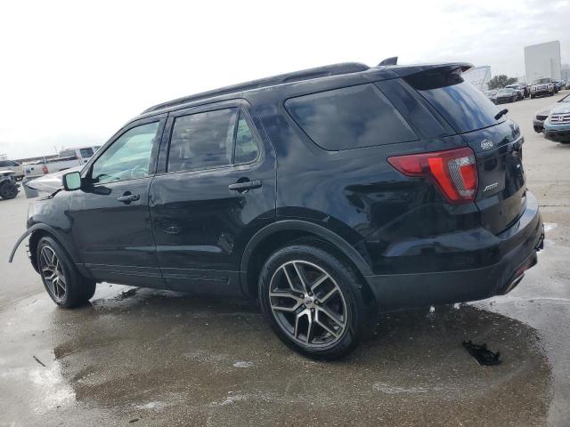 FORD EXPLORER S 2016 black 4dr spor gas 1FM5K8GT9GGA22994 photo #3