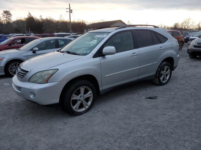 LEXUS RX 400H 2008 silver  hybrid engine JTJHW31U882069259 photo #1