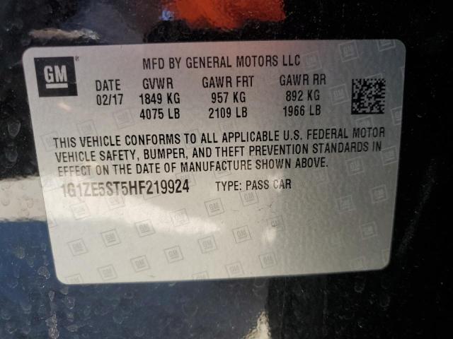 2017 CHEVROLET MALIBU LT - 1G1ZE5ST5HF219924