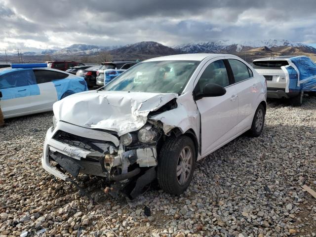 CHEVROLET SONIC LT 2013 white  gas 1G1JD5SB7D4250489 photo #1