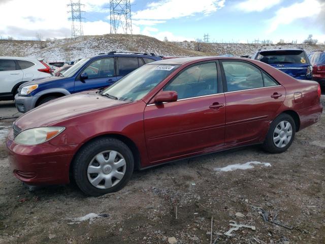 TOYOTA CAMRY LE 2002 red  gas JTDBE32K320069536 photo #1