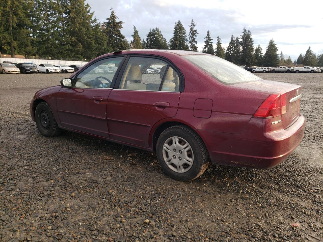 Lot #3033485153 2002 HONDA CIVIC LX