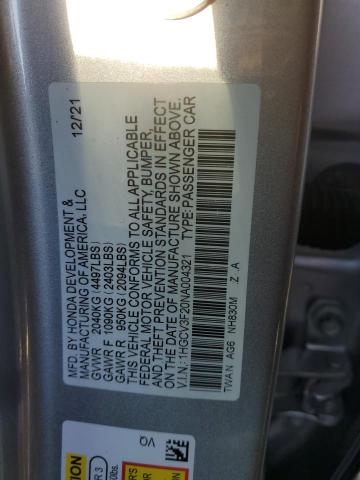 2022 HONDA ACCORD HYB - 1HGCV3F20NA004321
