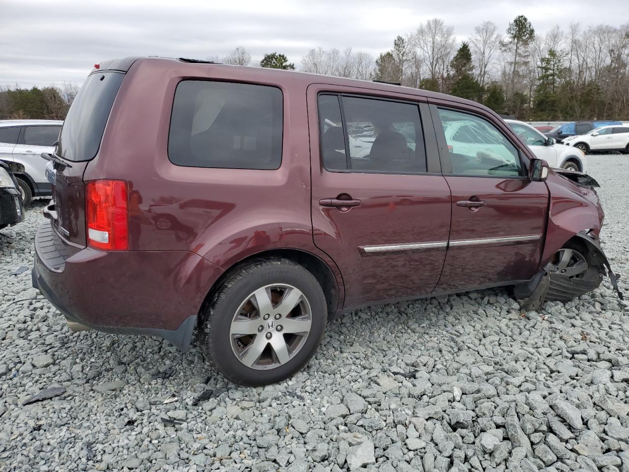 Lot #3030326130 2014 HONDA PILOT TOUR