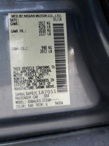 2018 NISSAN ALTIMA 2.5 - 1N4AL3AP8JC187051