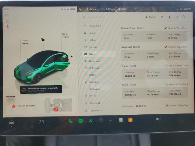 2022 TESLA MODEL 3 - 5YJ3E1EB5NF306893