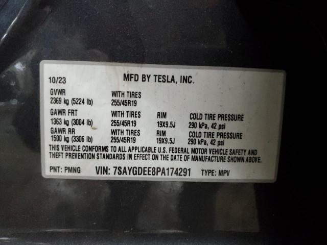 2023 TESLA MODEL Y - 7SAYGDEE8PA174291