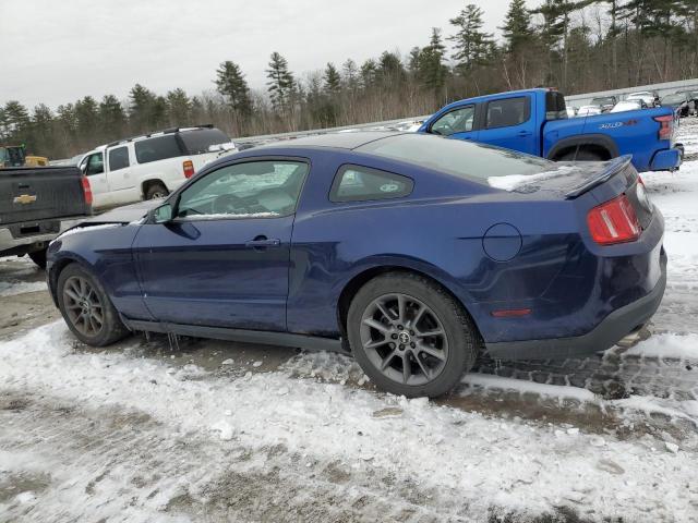 FORD MUSTANG 2012 blue  gas 1ZVBP8AM8C5202383 photo #3