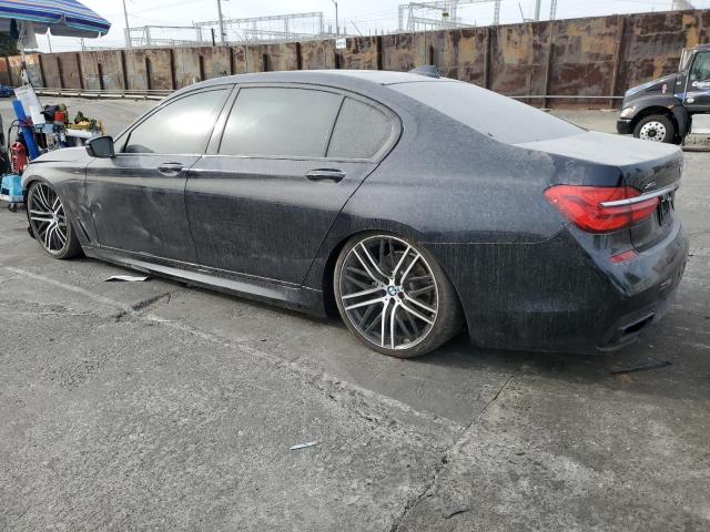 BMW 750 XI 2018 black  gas WBA7F2C53JG424066 photo #3