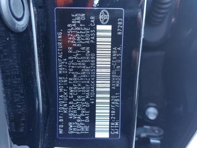 VIN 4T1DAACK4SU526690 2025 TOYOTA CAMRY no.12