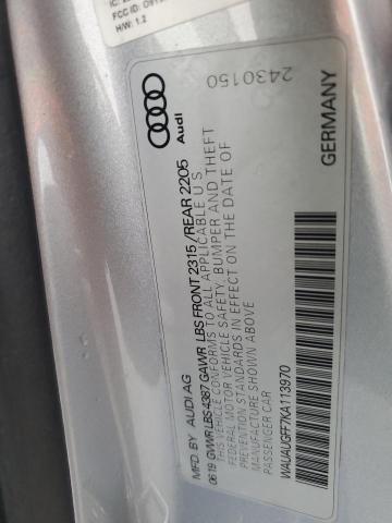 2019 AUDI A3 PREMIUM - WAUAUGFF7KA113970