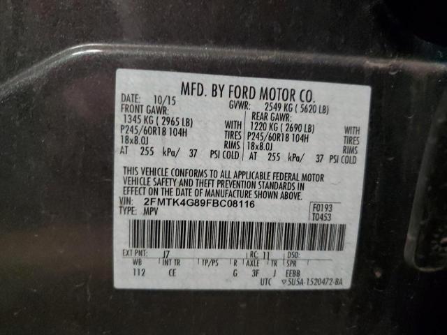 2015 FORD EDGE SE - 2FMTK4G89FBC08116