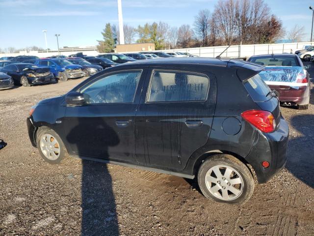 MITSUBISHI MIRAGE ES 2015 black  gas ML32A4HJXFH039783 photo #3