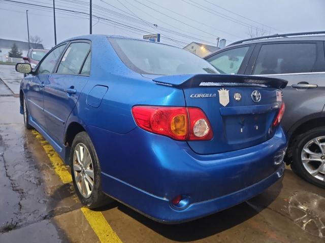 TOYOTA COROLLA BA 2010 blue sedan 4d gas 1NXBU4EE7AZ289232 photo #4