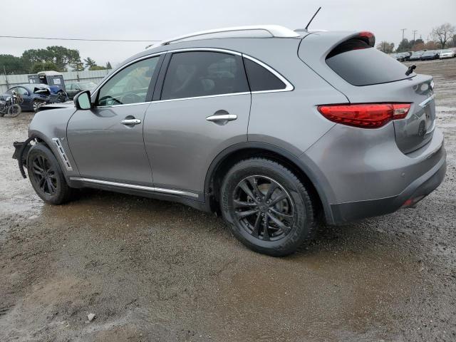 INFINITI QX70 2014 gray  gas JN8CS1MW0EM413357 photo #3