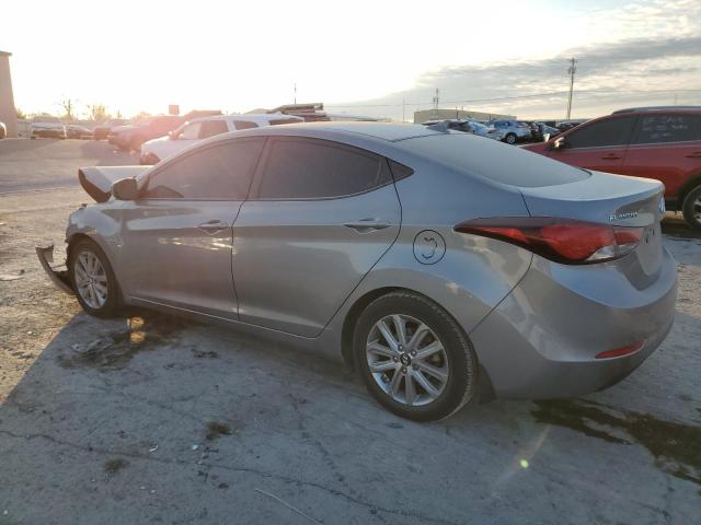 HYUNDAI ELANTRA SE 2015 silver sedan 4d gas KMHDH4AEXFU304171 photo #3