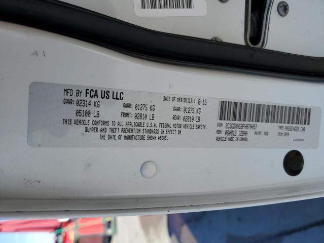 2015 DODGE CHARGER SX - 2C3CDXHG9FH870057