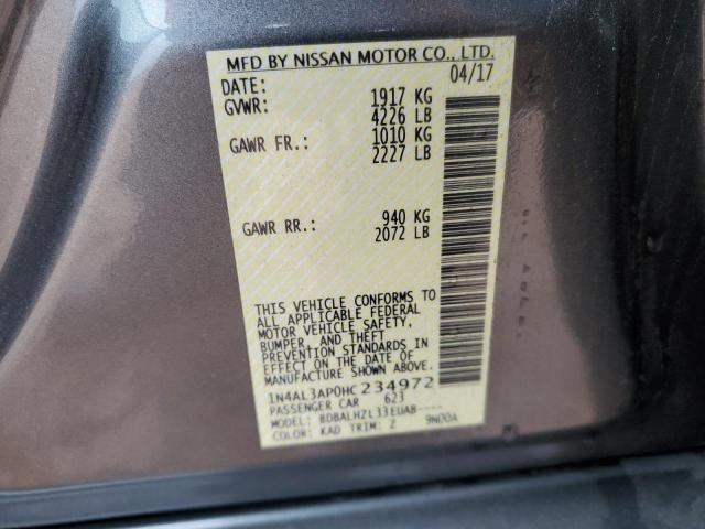 2017 NISSAN ALTIMA 2.5 - 1N4AL3AP0HC234972