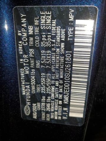 2025 HYUNDAI TUCSON KM8JEDD10SU261801