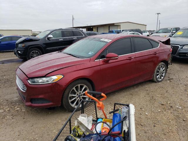 FORD FUSION SE 2016 red  gas 1FA6P0H7XG5131088 photo #1