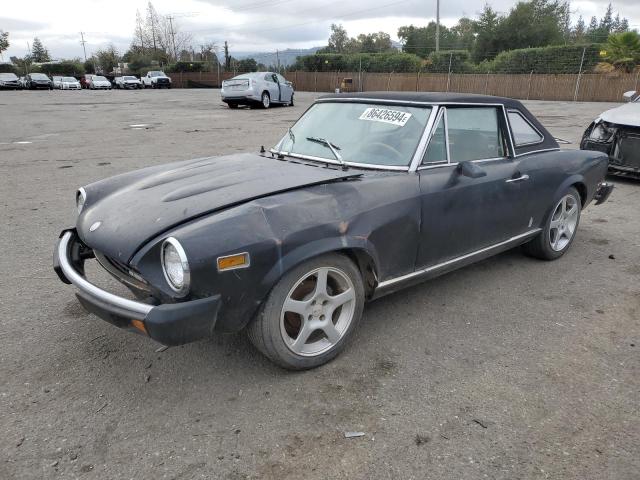 FIAT SPIDER 1976 black   124CS10107235 photo #1