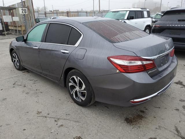 HONDA ACCORD LX 2017 gray  gas 1HGCR2F31HA308558 photo #3