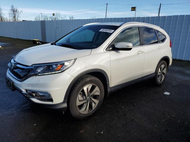 HONDA CR-V TOURI 2015 white  gas 5J6RM4H91FL127329 photo #1